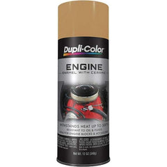 Dupli-Color - 12 oz Cummins Beige Automotive Heat Resistant Paint - Gloss Finish, 500°F Max Temp, Comes in Aerosol Can - Apex Tool & Supply