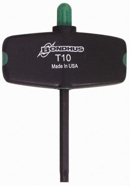 Bondhus - T6 Torx Plus Key - Wing Handle, Protanium High Torque Steel, 2" Length Under Head - Apex Tool & Supply