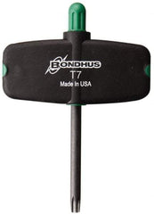 Bondhus - T7 Torx Plus Key - Wing Handle, Protanium High Torque Steel, 2" Length Under Head - Apex Tool & Supply