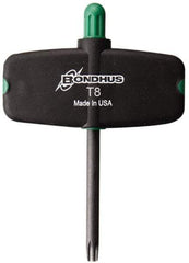 Bondhus - T8 Torx Plus Key - Wing Handle, Protanium High Torque Steel, 2" Length Under Head - Apex Tool & Supply
