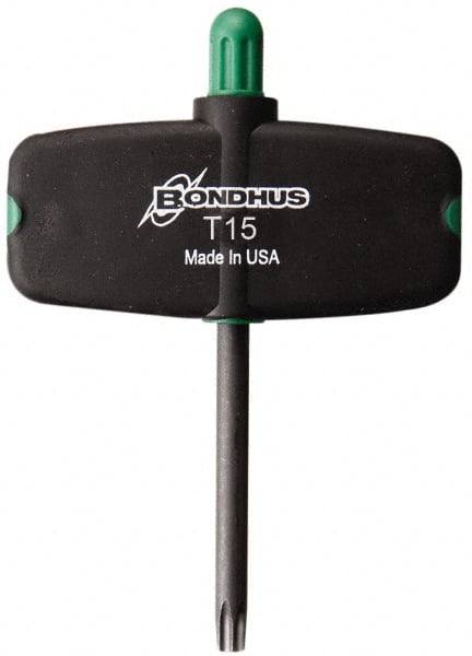 Bondhus - 3-1/2" OAL T15 Torx Key - Apex Tool & Supply