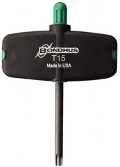 Bondhus - 3-1/2" OAL T15 Torx Key - Apex Tool & Supply