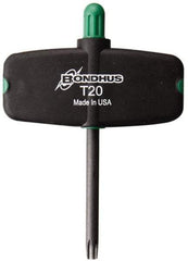Bondhus - T20 Torx Plus Key - Wing Handle, Protanium High Torque Steel, 2" Length Under Head - Apex Tool & Supply