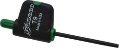 Bondhus - T9 Standard Torx Key - Flag-Style, Protanium High Torque Steel, 1-1/2" Length Under Head - Apex Tool & Supply