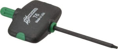 Bondhus - T6 Standard Torx Key - Wing Handle, Protanium High Torque Steel, 1-1/2" Length Under Head - Apex Tool & Supply