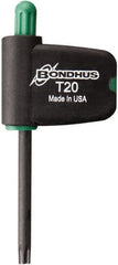 Bondhus - 3-1/2" OAL T20 Torx Key - Apex Tool & Supply