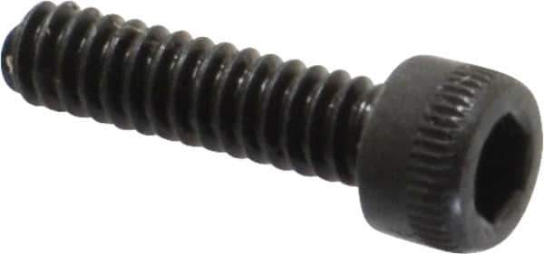 Holo-Krome - #4-40 UNC Hex Socket Drive, Socket Cap Screw - Alloy Steel, Black Oxide Finish, Fully Threaded, 7/16" Length Under Head - Apex Tool & Supply