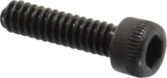 Holo-Krome - #4-40 UNC Hex Socket Drive, Socket Cap Screw - Alloy Steel, Black Oxide Finish, Fully Threaded, 7/16" Length Under Head - Apex Tool & Supply