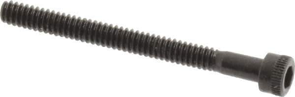 Holo-Krome - #4-40 UNC Hex Socket Drive, Socket Cap Screw - Alloy Steel, Black Oxide Finish, Partially Threaded, 1-1/4" Length Under Head - Apex Tool & Supply