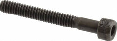 Holo-Krome - #5-40 UNC Hex Socket Drive, Socket Cap Screw - Alloy Steel, Black Oxide Finish, Partially Threaded, 1" Length Under Head - Apex Tool & Supply