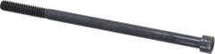 Holo-Krome - 1/4-20 UNC Hex Socket Drive, Socket Cap Screw - Alloy Steel, Black Oxide Finish, Partially Threaded, 4-1/2" Length Under Head - Apex Tool & Supply