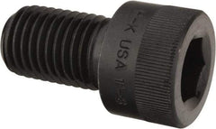 Holo-Krome - 1-8 UNC Hex Socket Drive, Socket Cap Screw - Alloy Steel, Black Oxide Finish, Fully Threaded, 1-3/4" Length Under Head - Apex Tool & Supply