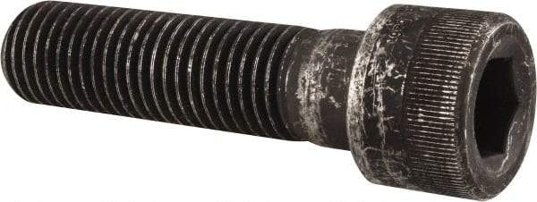 Holo-Krome - 1-8 UNC Hex Socket Drive, Socket Cap Screw - Alloy Steel, Black Oxide Finish, Partially Threaded, 3-3/4" Length Under Head - Apex Tool & Supply
