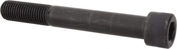 Holo-Krome - 1-8 UNC Hex Socket Drive, Socket Cap Screw - Alloy Steel, Black Oxide Finish, Partially Threaded, 7-1/2" Length Under Head - Apex Tool & Supply