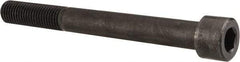 Holo-Krome - 1-8 UNC Hex Socket Drive, Socket Cap Screw - Alloy Steel, Black Oxide Finish, Partially Threaded, 9" Length Under Head - Apex Tool & Supply