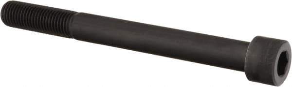 Holo-Krome - 1-8 UNC Hex Socket Drive, Socket Cap Screw - Alloy Steel, Black Oxide Finish, Partially Threaded, 10" Length Under Head - Apex Tool & Supply
