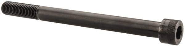 Holo-Krome - 1-8 UNC Hex Socket Drive, Socket Cap Screw - Alloy Steel, Black Oxide Finish, Partially Threaded, 12" Length Under Head - Apex Tool & Supply