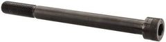 Holo-Krome - 1-8 UNC Hex Socket Drive, Socket Cap Screw - Alloy Steel, Black Oxide Finish, Partially Threaded, 12" Length Under Head - Apex Tool & Supply
