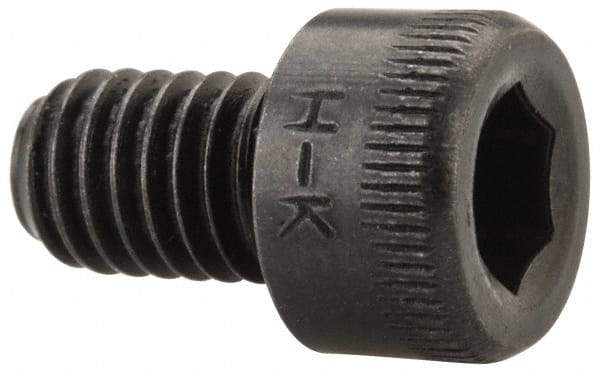 Holo-Krome - #10-32 UNF Hex Socket Drive, Socket Cap Screw - Alloy Steel, Black Oxide Finish, Fully Threaded, 5/16" Length Under Head - Apex Tool & Supply