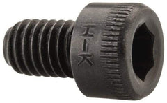 Holo-Krome - #10-32 UNF Hex Socket Drive, Socket Cap Screw - Alloy Steel, Black Oxide Finish, Fully Threaded, 5/16" Length Under Head - Apex Tool & Supply