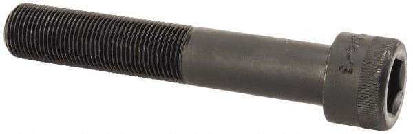 Holo-Krome - 3/4-16 UNF Hex Socket Drive, Socket Cap Screw - Alloy Steel, Black Oxide Finish, Partially Threaded, 4-1/2" Length Under Head - Apex Tool & Supply