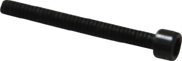 Made in USA - #2-56 UNC Hex Socket Drive, Socket Cap Screw - Alloy Steel, Black Oxide Finish, Fully Threaded, 3/4" Length Under Head - Apex Tool & Supply