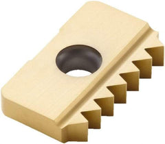 Seco - 11.5 TPI, Internal/External Thread, NPT Standard, 17XMS CP500 Grade Thread Mill Insert - Carbide, TiAlN/TiN Coating - Apex Tool & Supply