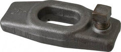 Gibraltar - 11/16" Stud, 11/16" Travel, 4" OAL x 1-5/8" Overall Width x 3/4" Overall Height, Heel Clamp - Grade ASTM A521 Class CA Forged Steel, 1-3/8" Long x 11/16" Wide Slot, Tapped - Apex Tool & Supply