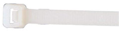 Made in USA - 48-9/16" Long Natural (Color) Nylon Standard Cable Tie - 175 Lb Tensile Strength, 2.29mm Thick, 9" Max Bundle Diam - Apex Tool & Supply
