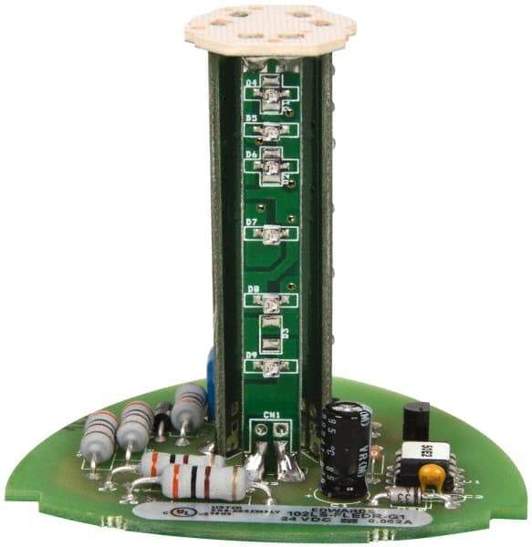 Edwards Signaling - LED Lamp, Red, Flashing, Stackable Tower Light Module - 24 VDC, 0.06 Amp, IP54, IP65 Ingress Rating, 3R, 4X NEMA Rated, Panel Mount, Pipe Mount - Apex Tool & Supply