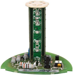 Edwards Signaling - LED Lamp, Red, Flashing, Stackable Tower Light Module - 24 VDC, 0.06 Amp, IP54, IP65 Ingress Rating, 3R, 4X NEMA Rated, Panel Mount, Pipe Mount - Apex Tool & Supply