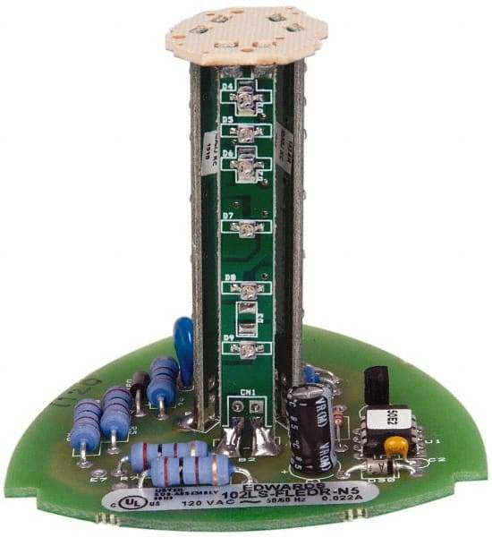 Edwards Signaling - LED Lamp, Red, Flashing, Stackable Tower Light Module - 120 VAC, 0.02 Amp, IP54, IP65 Ingress Rating, 3R, 4X NEMA Rated, Panel Mount, Pipe Mount - Apex Tool & Supply