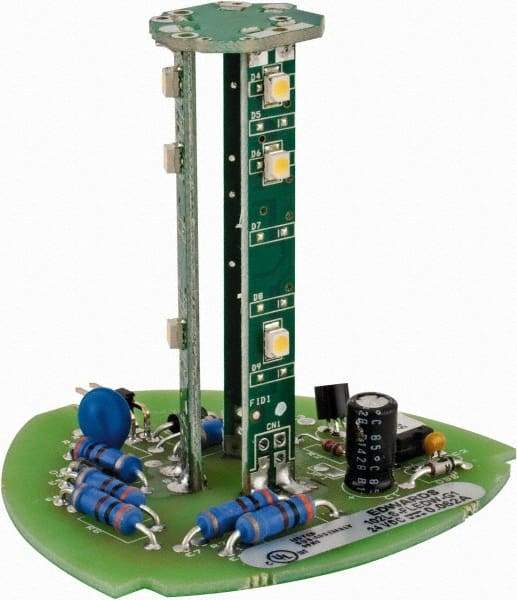 Edwards Signaling - LED Lamp, White, Flashing, Stackable Tower Light Module - 24 VDC, 0.06 Amp, IP54, IP65 Ingress Rating, 3R, 4X NEMA Rated, Panel Mount, Pipe Mount - Apex Tool & Supply