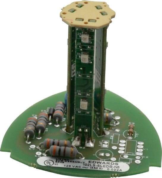 Edwards Signaling - LED Lamp, Blue, Steady, Stackable Tower Light Module - 120 VAC, 0.02 Amp, IP54, IP65 Ingress Rating, 3R, 4X NEMA Rated, Panel Mount, Pipe Mount - Apex Tool & Supply