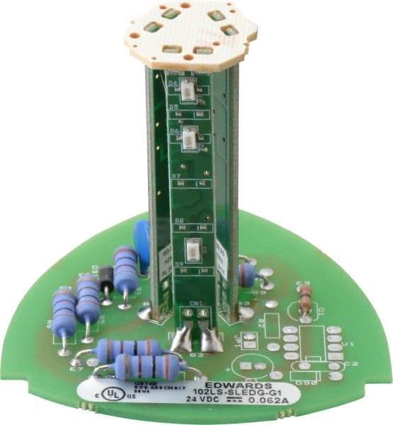 Edwards Signaling - LED Lamp, Green, Steady, Stackable Tower Light Module - 24 VDC, 0.06 Amp, IP54, IP65 Ingress Rating, 3R, 4X NEMA Rated, Panel Mount, Pipe Mount - Apex Tool & Supply