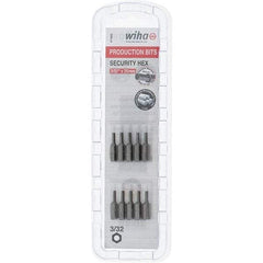 Wiha - 25mm Hex Screwdriver Bit - 1/4" Drive, 1" OAL - Apex Tool & Supply