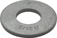 Armor Coat - 5/16" Screw, Grade 8 Alloy Steel USS Flat Washer - 3/8" ID x 7/8" OD, 0.094" Thick - Apex Tool & Supply