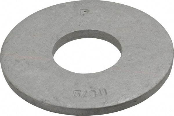 Armor Coat - 5/8" Screw, Grade 8 Alloy Steel USS Flat Washer - 21/32" ID x 1-3/4" OD, 0.156" Thick - Apex Tool & Supply