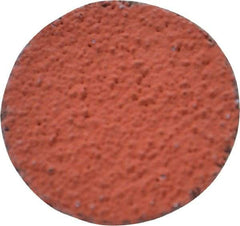 3M - 1" Disc Diam, 60 Grit, Ceramic Quick Change Disc - Type R Attaching System, Coated, Orange, Medium Grade, 30,000 RPM, 777F Series - Apex Tool & Supply