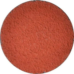3M - 2" Disc Diam, 50 Grit, Ceramic Quick Change Disc - Type S Attaching System, Coated, Orange, Coarse Grade, 25,000 RPM, 777F Series - Apex Tool & Supply