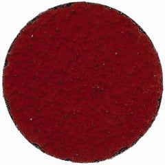 3M - 2" Disc Diam, 36 Grit, Ceramic Quick Change Disc - Type P Attaching System, Coated, Orange, Very Coarse Grade, 25,000 RPM, 777F Series - Apex Tool & Supply