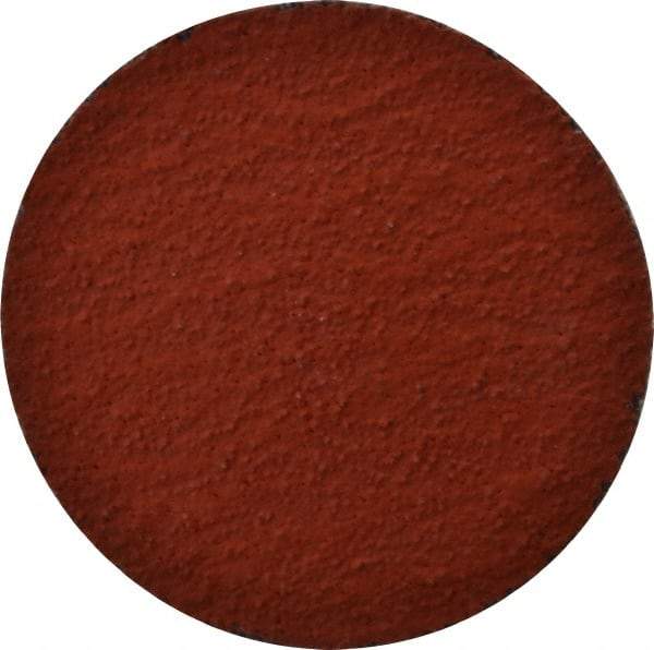 3M - 2" Disc Diam, 60 Grit, Ceramic Quick Change Disc - Type P Attaching System, Coated, Orange, Medium Grade, 25,000 RPM, 777F Series - Apex Tool & Supply