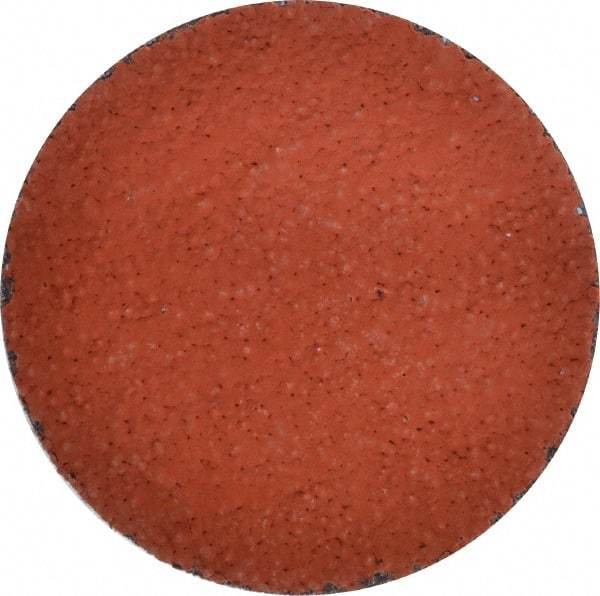 3M - 3" Disc Diam, 36 Grit, Ceramic Quick Change Disc - Type P Attaching System, Coated, Orange, Very Coarse Grade, 20,000 RPM, 777F Series - Apex Tool & Supply