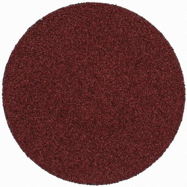3M - 3" Disc Diam, 50 Grit, Ceramic Quick Change Disc - Type S Attaching System, Coated, Brown, Coarse Grade, 20,000 RPM, 963G Series - Apex Tool & Supply