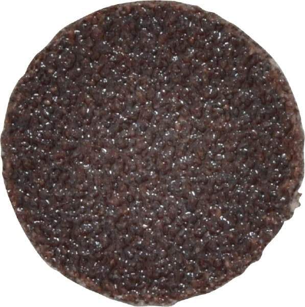 3M - 1" Disc Diam, 36 Grit, Aluminum Oxide Quick Change Disc - Type R Attaching System, Coated, Brown, Very Coarse Grade, 30,000 RPM, 361F Series - Apex Tool & Supply