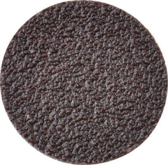 3M - 1" Disc Diam, 80 Grit, Aluminum Oxide Quick Change Disc - Type R Attaching System, Coated, Brown, Medium Grade, 30,000 RPM, 361F Series - Apex Tool & Supply