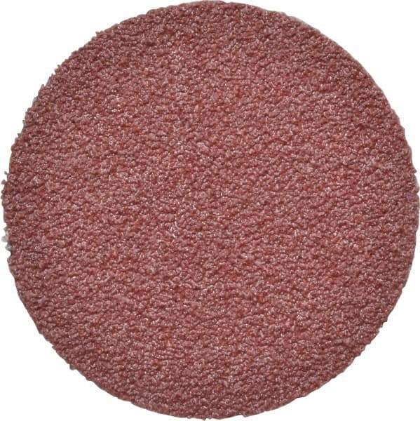 3M - 1" Disc Diam, 120 Grit, Aluminum Oxide Quick Change Disc - Type R Attaching System, Coated, Brown, Fine Grade, 30,000 RPM, 361F Series - Apex Tool & Supply
