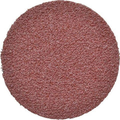 3M - 1" Disc Diam, 120 Grit, Aluminum Oxide Quick Change Disc - Type R Attaching System, Coated, Brown, Fine Grade, 30,000 RPM, 361F Series - Apex Tool & Supply