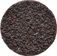 3M - 1-1/2" Disc Diam, 24 Grit, Aluminum Oxide Quick Change Disc - Type R Attaching System, Coated, Brown, Very Coarse Grade, 30,000 RPM, 361F Series - Apex Tool & Supply