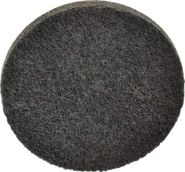 3M - 3" Disc Diam, Silicon Carbide Quick Change Disc - Type R Attaching System, Nonwoven, Gray, Fine Grade, 15,100 RPM - Apex Tool & Supply